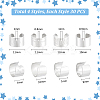 120Pcs 4 Styles 304 Stainless Steel Ear Cuff Findings STAS-UN0056-32-3