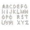 26Pcs 304 Stainless Steel Alphabet Pendants STAS-Z170-01P-1