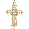 Alloy Medieval Cross Pendants ALRI-J028-01G-1