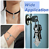 60Pcs 10 Colors Alloy European Dangle Charms PALLOY-CJ00187-7