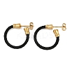 Ion Plating(IP) 304 Stainless Steel Twist Stud Earrings for Women EJEW-M023-06A-1
