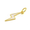 Rack Plating Brass Enamel Pendants KK-U021-16G-3