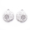 Tibetan Style Alloy Pendants TIBEP-A14120-AS-FF-1