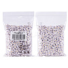 Plating Metal Enlaced Acrylic Beads PACR-CW0001-01-9