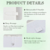 Portable PU Leather Earring Display Book EDIS-CL0001-02A-5