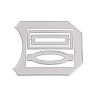 Sticky Note Frame Carbon Steel Cutting Dies Stencils DIY-F032-07-6