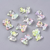 Candy Color Transparent Resin Cabochon RESI-WH0008-34C-3