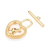 Brass Toggle Clasps KK-N254-153G-2