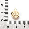 Christmas Brass Micro Pave Cubic Zirconia Charms KK-M318-35G-01-3