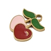 304 Stainless Steel Enamel Charms STAS-I338-01G-11-2