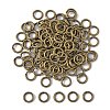 Brass Round Open Jump Rings for Jewelry DIY X-JRC7MM-AB-1