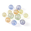 12Pcs 6 Style Transparent Handmade Blown Glass Globe Beads GLAA-PJ0001-03-2