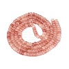 Ombre Effect Dyed Glass Beads Strands GLAA-Q106-05A-A09-2