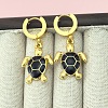 201 Stainless Steel Enamel Hoop Earrings FS-WG6C184-06-1