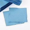 15Pcs Faux Suede Fabric Square Silver Polishing Cloth AJEW-FS0001-44-2