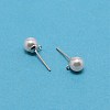 304 Stainless Steel Stud Earring Findings X-STAS-WH0029-02B-02-1