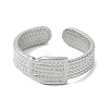 304 Stainless Steel Cuff Rings RJEW-M019-16P-2