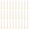 30Pcs 3 Style 304 Stainless Steel Curb Chain Extender STAS-UN0054-66-1