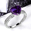 Brass Micro Pave Cubic Zirconia Finger Rings for Women FS-WGC99AF-28-1
