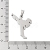 Non-Tarnish 201 Stainless Steel Pendants STAS-A090-11P-3