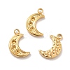Ion Plating(IP) 304 Stainless Steel Pendants Rhinestone Setting STAS-A066-15G-2