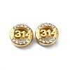 Ion Plating(IP)  304 Stainless Steel Slide Charms STAS-C089-06A-G-1