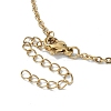 Ion Plating(IP) 304 Stainless Steel Braided Macrame Pouch Empty Stone Holder Necklace Making NJEW-JN04567-01-4