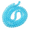 Baking Paint Transparent Glass Bead Strands GLAA-S031-6mm-37-2