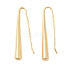 Brass Teardrop Dangle Earrings X-EJEW-C158-01G-4
