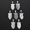 Natural Banded Agate/Striped Agate Pendants G-N326-128-B01-1