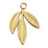 Ion Plating(IP) 304 Stainless Steel Pendants STAS-P379-02C-G-1