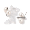 Anti-Tarnish Sterling Silver Stud Earrings EJEW-C087-10B-P-2