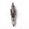 316 Surgical Stainless Steel Big Pointed Pendants STAS-L184-112-1