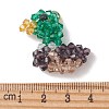Imitate Austrian Crystal Electroplate Glass Pendants PALLOY-MZ01354-3