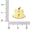 304 Stainless Steel Rhinestone Pendants FIND-I062-01G-04-3
