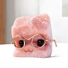 Synthetic Pink Opal Hedgehog Display Decorations PW-WG507D9-03-1