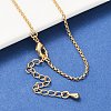 Long-Lasting Plated Brass Cable Chain Necklaces X-NJEW-K112-10G-NF-3