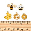 20Pcs 5 Styles Alloy Enamel Pendants ENAM-FP0002-57-2