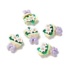 Opaque Resin Cabochons LS-RESI-M025-06-1