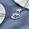 1 Set 304 Stainless Steel Split Pendants STAS-LP0004-22-1