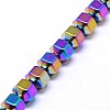 Electroplate Non-magnetic Synthetic Hematite Beads Strands G-I095-05-3