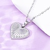 Heart 304 Stainless Steel Pendant Necklaces NJEW-H059-18P-2