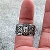 Retro 304 Stainless Steel Finger Rings for Men WGC3F58-01-4