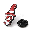 Christmas Dwarf/Gnome with Heart Enamel Pins for Women JEWB-D017-04C-EB-3