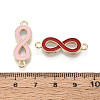 Alloy Connector Charms FIND-N008-24KCG-3