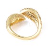 Brass Cuff Finger Rings LS-RJEW-H227-02G-04-2
