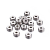 Tarnish Resistant 304 Stainless Steel European Beads STAS-I117-23B-P-2