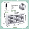 2 Sets 18 Grids PVC Plastic Inkpad Storage Holder ODIS-UN0001-15A-3