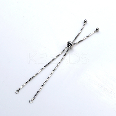 Tarnish Resistant Adjustable 201 Stainless Steel Slider Bracelets Making LS-STAS-S105-JN646-1-1