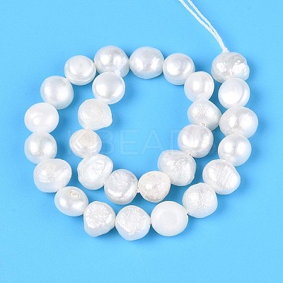 Natural Cultured Freshwater Pearl Beads Strands PEAR-T006-15D-1